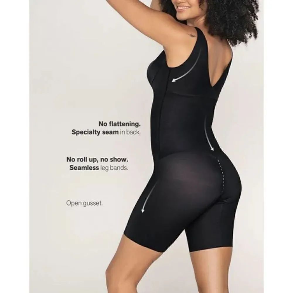 LEONISA NWT Total Smooth Undetectable Step-in Mid-Thigh Body Shaper M - Picture 6 of 7